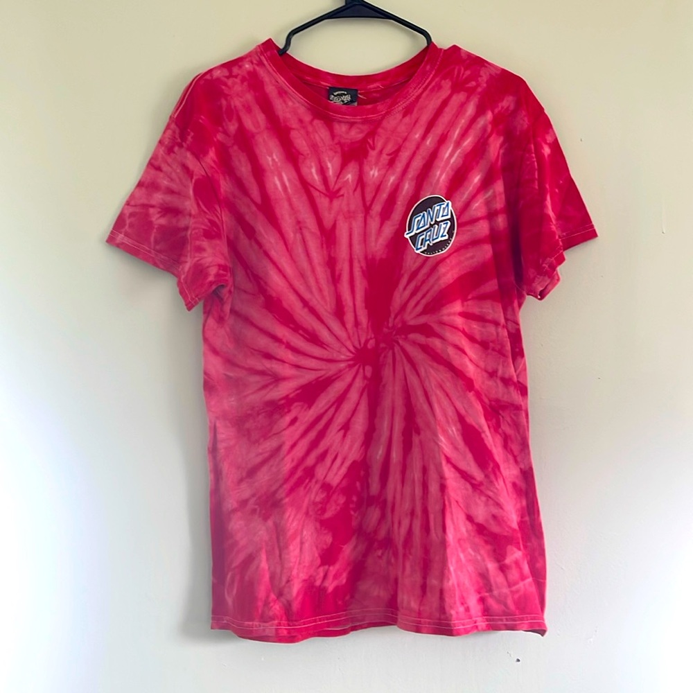 Santa Cruz Tie Dye Shirt size Medium